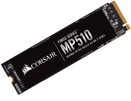 CORSAIR FORCE Series MP510 960GB NVMe PCIe Gen3 x4 M.2 SSD Solid State Storage Up to 3,480MB/s 