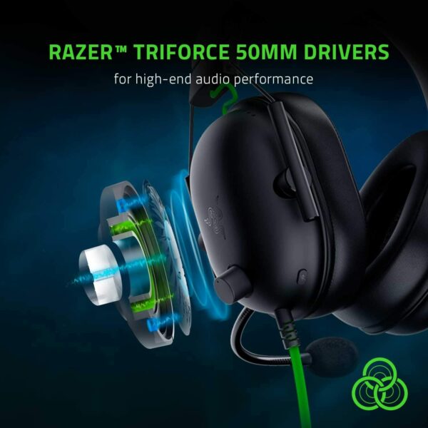 conjunto Por favor mira finalizando Razer BlackShark V2 X Gaming Headset: 7.1 Surround Sound - 50mm Drivers -  Memory Foam Cushion - PC, PS4,PS5, Nintendo Switch, Xbox One, Xbox Series X  & S, Mobile - 3.5mm Audio